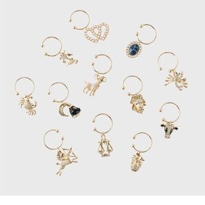 Joanna Buchanan Zodiac Wine Charms, Set Of 12